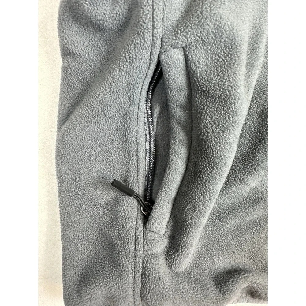 New Balance Men's Hoodie Full Zip Fleece Hooded Size M Medium Gray